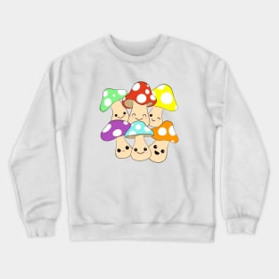 Cute Mushrooms Crewneck Sweatshirt